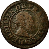 Monnaie, France, Double Tournois, Paris, TB+, Cuivre, Duplessy:1152a - 1574-1589 Enrique III