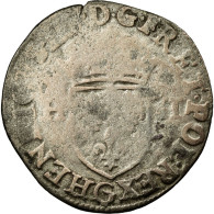 Monnaie, France, Douzain, 1577, Poitiers, B+, Billon, Duplessy:1140 - 1574-1589 Henry III