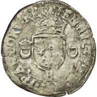 Monnaie, France, Douzain Aux Croissants, 1551, Rouen, TB, Billon, Sombart:4380 - 1547-1559 Henry II