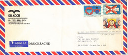 Turkey Air Mail Cover Sent To Germany 7-7-1989 (the Cover Is Bended) - Posta Aerea