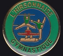 70019-Pin's.association De L'Hirsonnaise Gymnastique.Hirson.Aisne. - Gymnastique