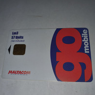 Malta-(MLT-174)-go Mobile-(21)-(57units)-(001560747)-(look Out Side Chip)-used Card+1card Prepiad Free - Malte