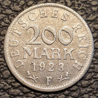 German Empire 200 Mark 1923 (F) - 200 & 500 Mark