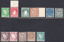 Ireland 1922-34 Mint No Hinge/mounted, See Notes, Sc# ,SG 71-72,74-82 - Unused Stamps