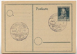 LÄUFER KAMPFSPIELE Radevormwald 1947 Auf Postkarte P965 Alliierte Besetzung - Sin Clasificación