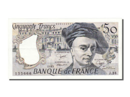 Billet, France, 50 Francs, 50 F 1976-1992 ''Quentin De La Tour'', 1983, SUP+ - 50 F 1976-1992 ''quentin De La Tour''