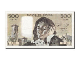 Billet, France, 500 Francs, 500 F 1968-1993 ''Pascal'', 1983, 1983-06-02, TTB - 500 F 1968-1993 ''Pascal''