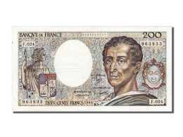 Billet, France, 200 Francs, 200 F 1981-1994 ''Montesquieu'', 1984, SUP+ - 200 F 1981-1994 ''Montesquieu''