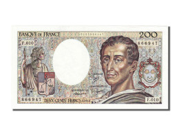 Billet, France, 200 Francs, 200 F 1981-1994 ''Montesquieu'', 1982, SUP+ - 200 F 1981-1994 ''Montesquieu''