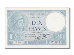 Billet, France, 10 Francs, 10 F 1916-1942 ''Minerve'', 1939, 1939-07-06, SUP+ - 10 F 1916-1942 ''Minerve''