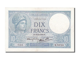 Billet, France, 10 Francs, 10 F 1916-1942 ''Minerve'', 1939, 1939-10-19, SUP - 10 F 1916-1942 ''Minerve''