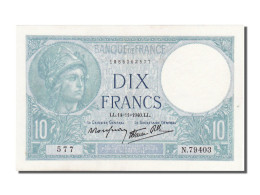 Billet, France, 10 Francs, 10 F 1916-1942 ''Minerve'', 1940, 1940-11-14, SUP+ - 10 F 1916-1942 ''Minerve''