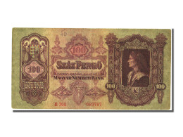 Billet, Hongrie, 100 Pengö, 1930, 1930-07-01, TB - Hongrie