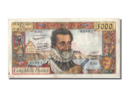 Billet, France, 5000 Francs, 5 000 F 1957-1958 ''Henri IV'', 1958, 1958-07-10 - 5 000 F 1957-1958 ''Henri IV''