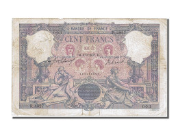 Billet, France, 100 Francs, 100 F 1888-1909 ''Bleu Et Rose'', 1907, 1907-09-09 - 100 F 1888-1909 ''Bleu Et Rose''