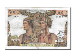 Billet, France, 5000 Francs, 5 000 F 1949-1957 ''Terre Et Mer'', 1951 - 5 000 F 1949-1957 ''Terre Et Mer''