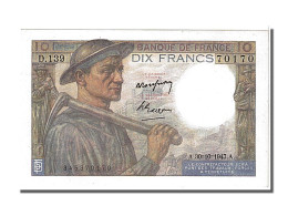 Billet, France, 10 Francs, 10 F 1941-1949 ''Mineur'', 1947, 1947-10-30, NEUF - 10 F 1941-1949 ''Mineur''