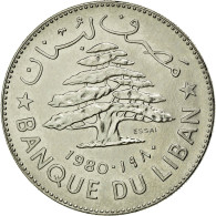 Monnaie, Lebanon, Livre, 1980, FDC, Nickel, KM:E15 - Lebanon