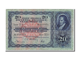 Billet, Suisse, 20 Franken, 1947, 1947-10-16, TTB - Suisse