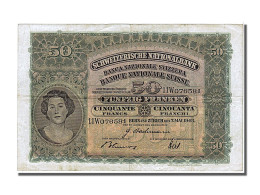 Billet, Suisse, 50 Franken, 1943, 1943-05-07, TTB - Suisse
