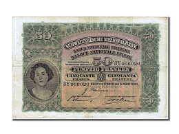 Billet, Suisse, 50 Franken, 1939, 1939-03-17, TTB - Suisse