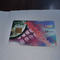 Malta-(MLT-176/A)-maltacom 4-(24)-(38units)-(001805556)-(look Out Side Chip)-used Card+1card Prepiad Free - Malte