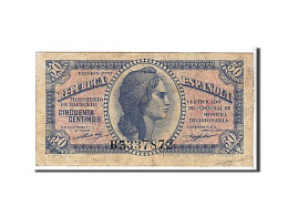 Billet, Espagne, 50 Centimos, 1937, TTB - Autres & Non Classés