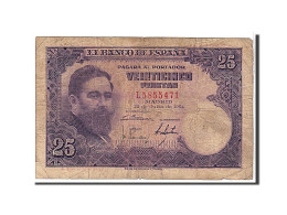 Billet, Espagne, 25 Pesetas, 1954, KM:147a, TB - 25 Peseten