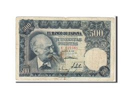 Billet, Espagne, 500 Pesetas, 1951, KM:142a, TB - 500 Pesetas