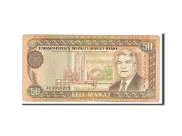 Billet, Turkmenistan, 50 Manat, 1993, KM:5a, TTB - Turkmenistan