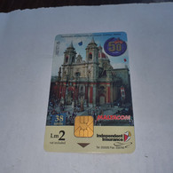 Malta-(MLT-189)-madonna Tal Grazzja-(26)-(38units)-(002157135)-(look Out Side Chip)-used Card+1card Prepiad Free - Malte