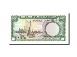 Billet, Gambia, 10 Shillings, 1965, Undated, KM:1a, NEUF - Gambie