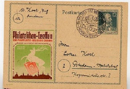 P965 ZC Philatelistenbewegung DRESDEN Gebraucht Nach Potsdam Sost. 1947 - Entiers Postaux