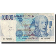 Billet, Italie, 10,000 Lire, KM:112c, B - 10.000 Lire