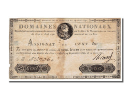 Billet, France, 100 Livres, 1791, 1791-06-19, Ricard, TB+, KM:A44A, Lafaurie:140 - Assignats & Mandats Territoriaux