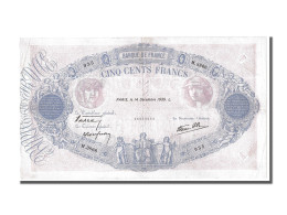 Billet, France, 500 Francs, 500 F 1888-1940 ''Bleu Et Rose'', 1939, 1939-12-14 - 500 F 1888-1940 ''Bleu Et Rose''