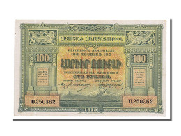 Billet, Armenia, 100 Rubles, 1919, NEUF - Armenien