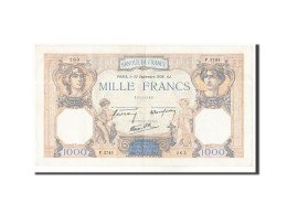 Billet, France, 1000 Francs, 1938, 1938-09-22, TTB+, Fayette:38.27, KM:90c - 1 000 F 1927-1940 ''Cérès Et Mercure''