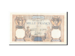 Billet, France, 1000 Francs, 1939, 1939-03-30, TTB+, Fayette:38.35, KM:90c - 1 000 F 1927-1940 ''Cérès E Mercure''