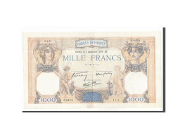 Billet, France, 1000 Francs, 1939, 1939-12-07, TTB+, Fayette:38.40, KM:90c - 1 000 F 1927-1940 ''Cérès E Mercure''