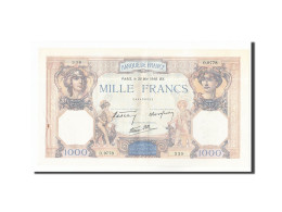 Billet, France, 1000 Francs, 1940, 1940-05-30, TTB+, Fayette:38.48, KM:90c - 1 000 F 1927-1940 ''Cérès E Mercure''