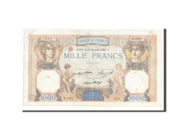 Billet, France, 1000 Francs, 1936, 1936-12-31, TB+, Fayette:37.9, KM:79c - 1 000 F 1927-1940 ''Cérès E Mercure''