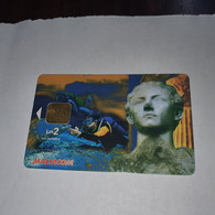 Malta-(MLT-250)-under Water-(38)-(38units)-(003955110)-(look Out Side Chip)-used Card+1card Prepiad Free - Malte