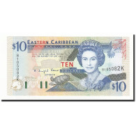 Etats Des Caraibes Orientales, 10 Dollars, Undated (1994), KM:32k, NEUF - Caraïbes Orientales