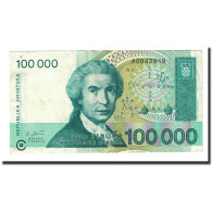 Billet, Croatie, 100,000 Dinara, 1993-05-30, KM:27A, TTB - Croatie