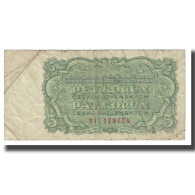 Billet, Tchécoslovaquie, 5 Korun, 1961, KM:80a, TB - Tsjechoslowakije