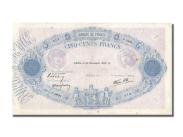 Billet, France, 500 Francs, 500 F 1888-1940 ''Bleu Et Rose'', 1939, TB+ - 500 F 1888-1940 ''Bleu Et Rose''