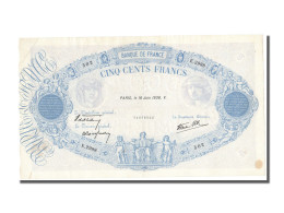 Billet, France, 500 Francs, 500 F 1888-1940 ''Bleu Et Rose'', 1938, 1938-06-16 - 500 F 1888-1940 ''Bleu Et Rose''