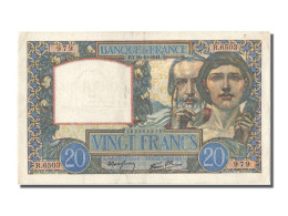 Billet, France, 20 Francs, 20 F 1939-1942 ''Science Et Travail'', 1941 - 20 F 1939-1942 ''Science Et Travail''