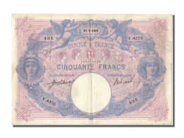 Billet, France, 50 Francs, 50 F 1889-1927 ''Bleu Et Rose'', 1912, 1912-07-27 - 50 F 1889-1927 ''Bleu Et Rose''